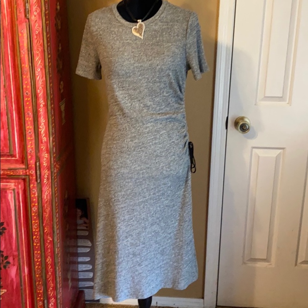 Super soft Gray Sweater dress size MM